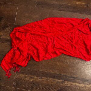 Red Pashmina Shawl